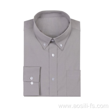 BIG SALE Men's plain dyed woven shirt